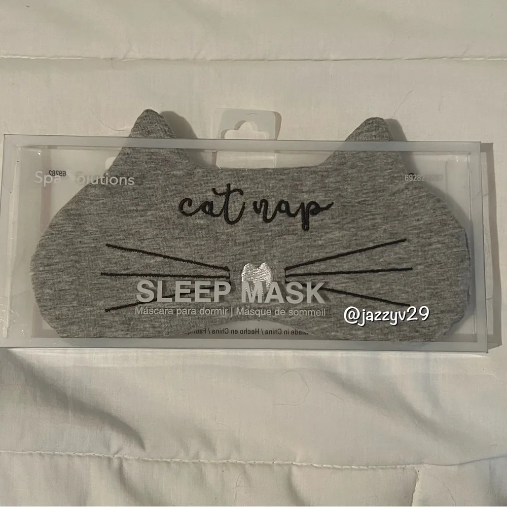 🐈Cala Spa Solutions Grey 'Cat Nap' Sleep Mask🐈